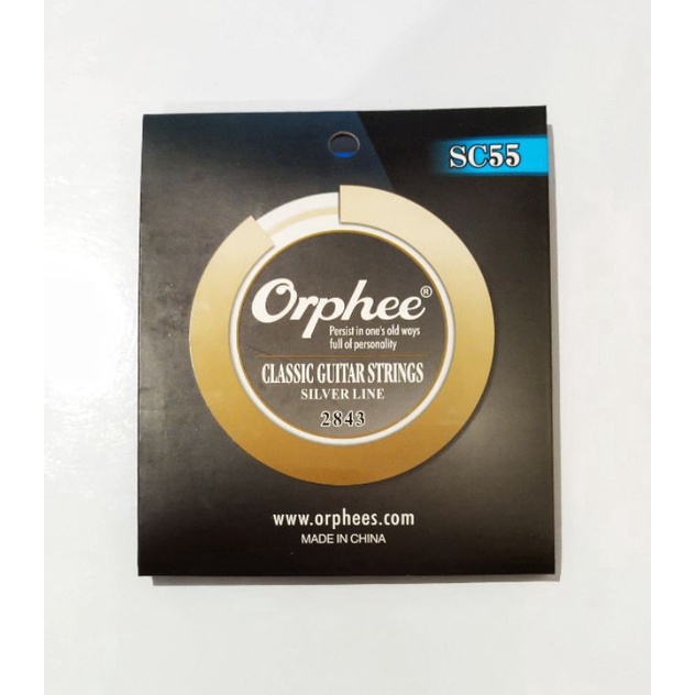 KODE T19T Senar gitar klasik Orphee SC55 senar gitar akustik klasik Orphee Silverline nylon core