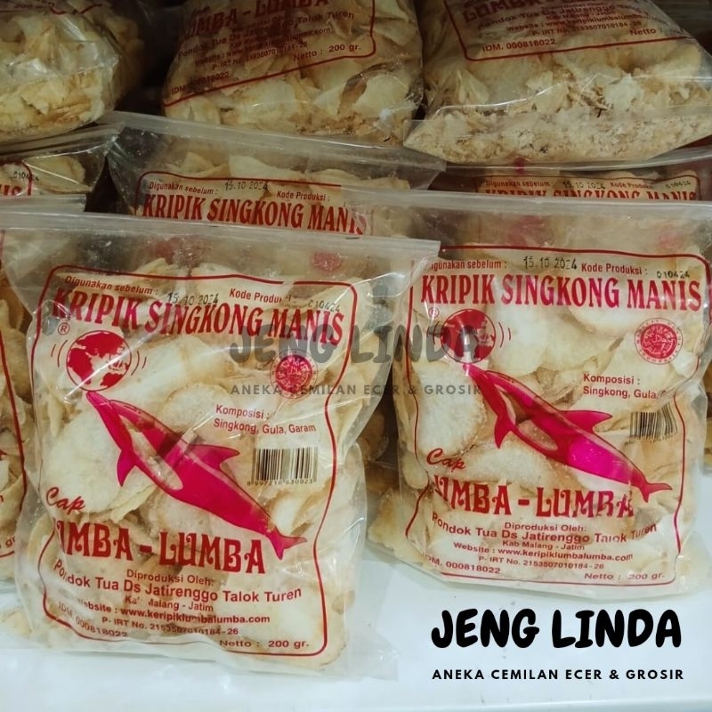 

Keripik Singkong Cap Lumba Lumba Rasa Manis 200gr by Jeng Linda