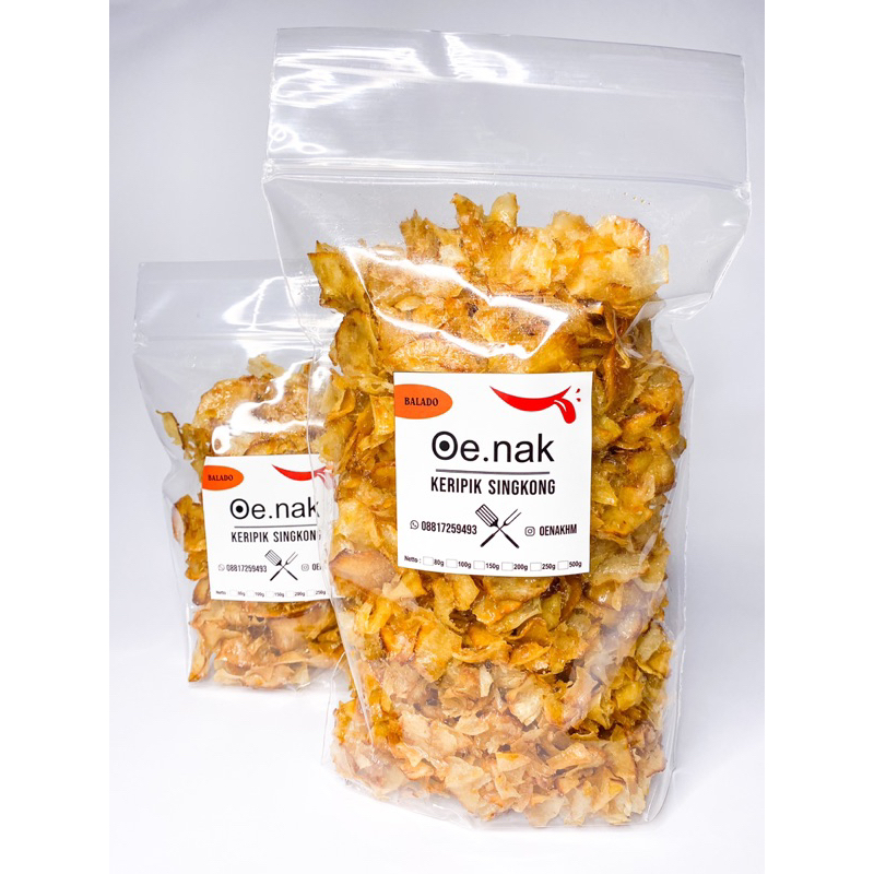 

KERIPIK SINGKONG PEDAS MANIS 1KG KHAS PONTIANAK 100% ENAK