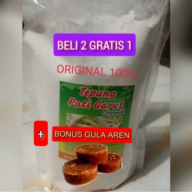 

TEPUNG PATI IRUT/GARUT BELI 2 GRATIS 1 BONUS GULA AREN