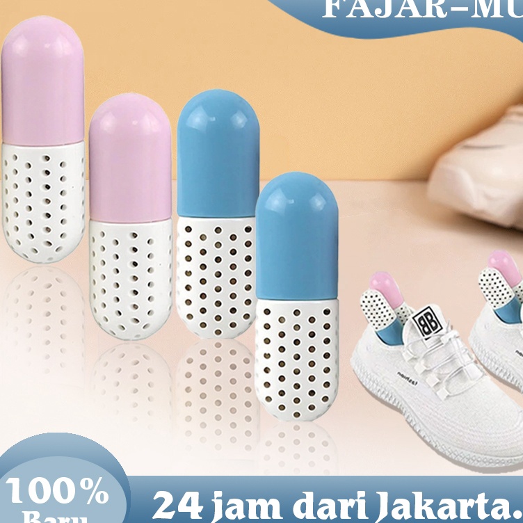 KODE R88V 2 Pcs Vamp Shoe Freshener Pill Kapsul Pewangi Sepatu Shoe Deodorizer Penghilang Bau Sepatu
