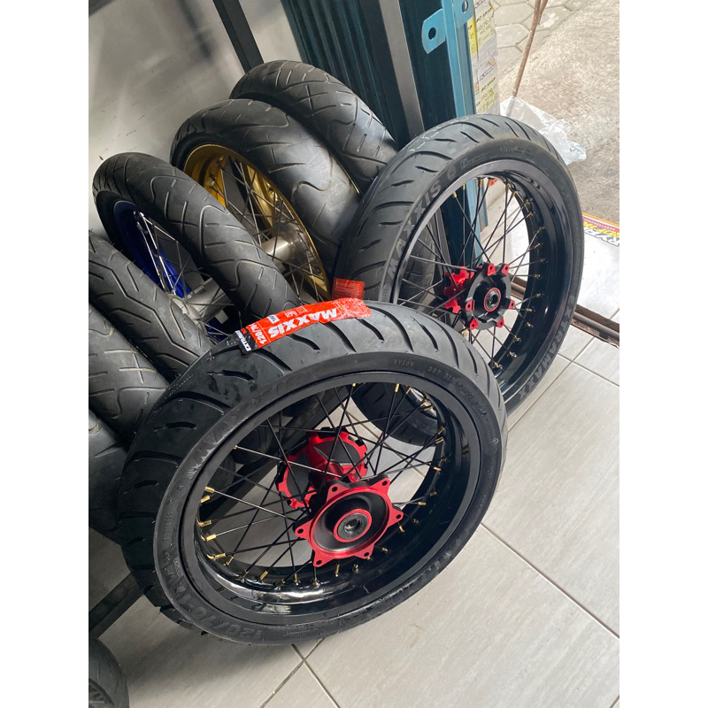 SUPERMOTO CRF VELG ROSSI TROMOL SCARLET