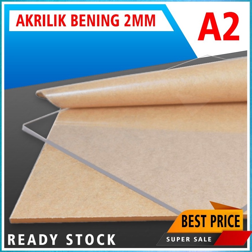

ACRYLIC BENING MIKA BENING AKRILIK TRANSPARAN 2MM 42X6CM BISA CUSTOM UKURAN DAN BENTUK k A1P3