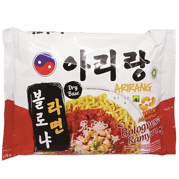 

Arirang Bolognese With Macaron Ramyun Dengan Saus Bolognese 140gr