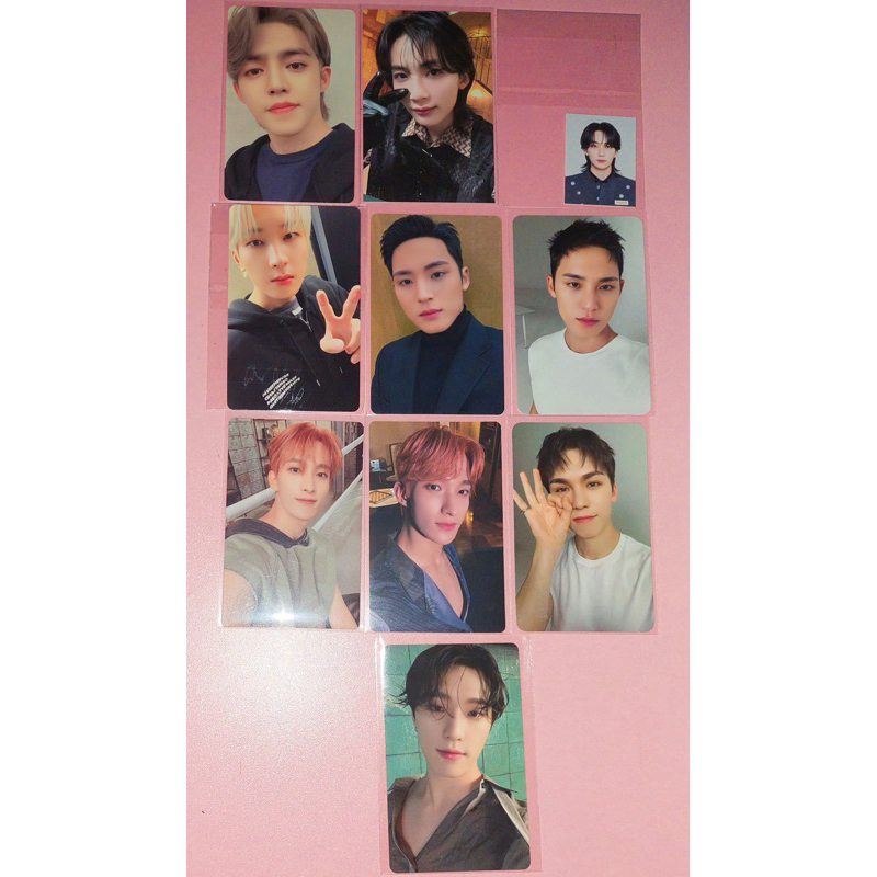 OFFCIAL PHOTOCARD PC SEVENTEEN SCOUPS JEONGHAN WONWOO MINGYU DK VERNON DINO CARATLAND BETS DIGICODE 