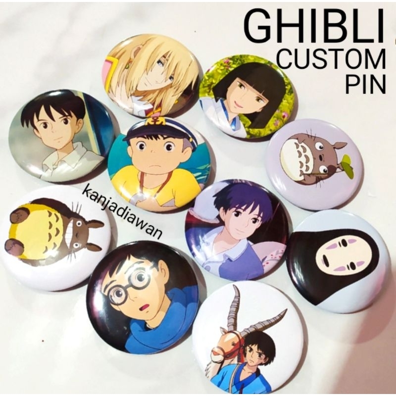 Pin Anime Ghibli Character The wind rises Princess Mononoke Totoro Custom Anime Hayao Miyazaki