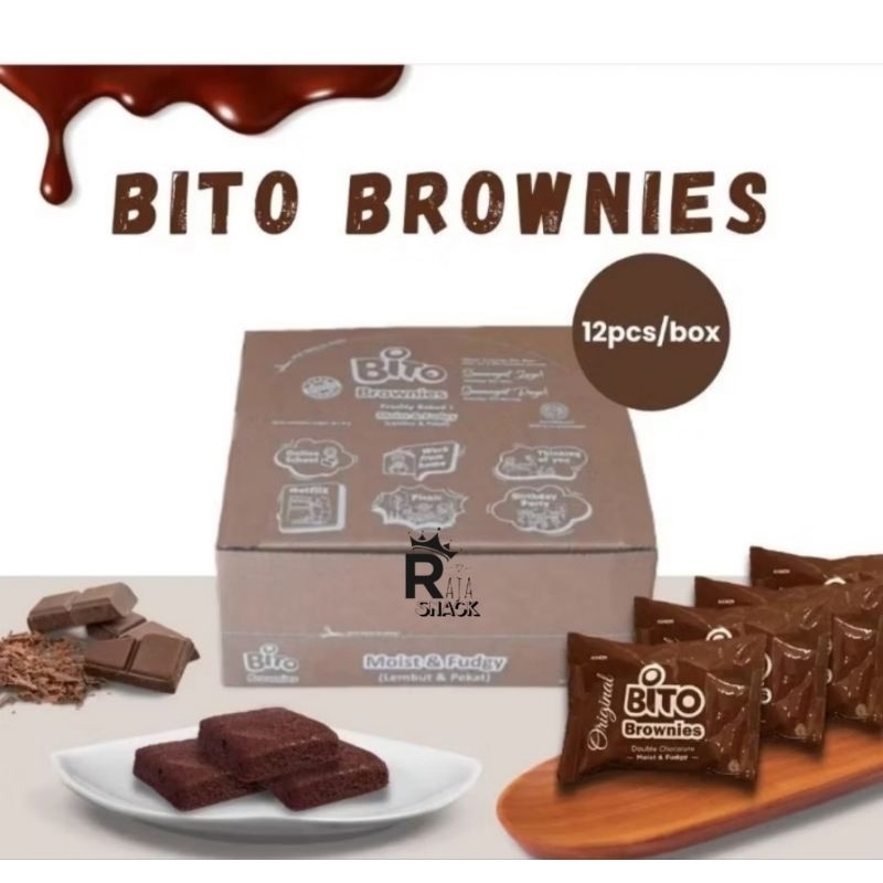 

BITO BROWNIES ISI 12PCS