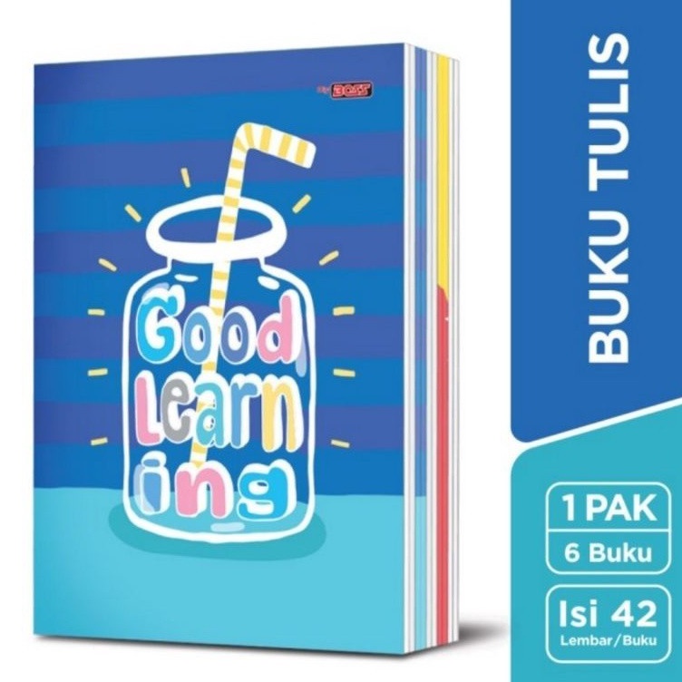 

KODE K79Y Bu Guru Ria Buku Tulis Big Boss 42 Lembar 1 Pack 6 Buku