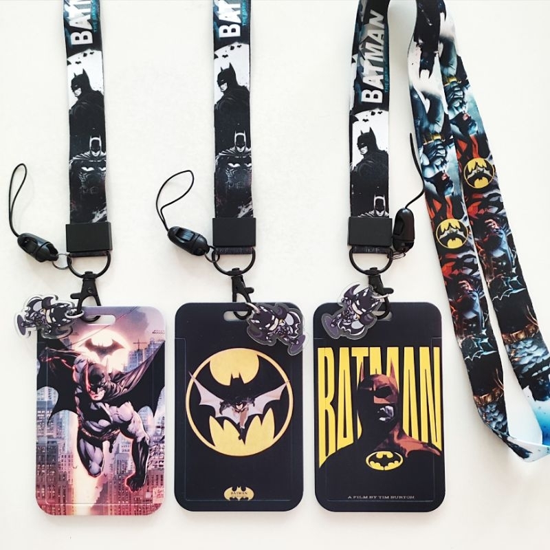 

ID Card Holder Name Tag Lanyard / Kalung Wadah Kartu Identitas Tapping Batman DC Superheroes Superhero