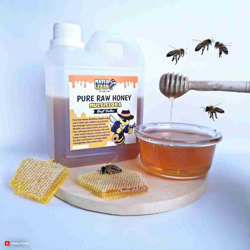 

[FREE EMAS] Madu Asli 100% - Nektar Multiflora - Pure Raw Honey