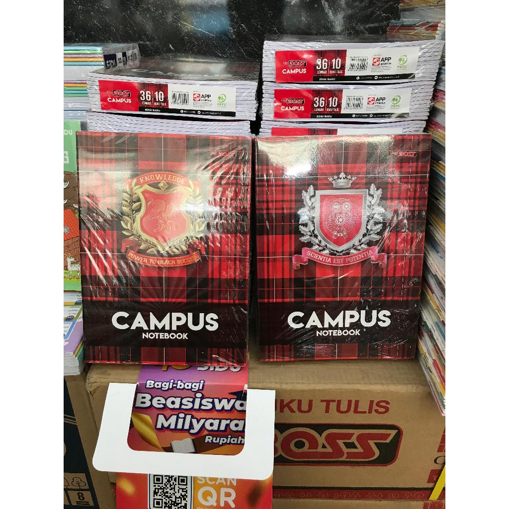 

Buku Tulis Big Boss/Campus 36 lembar (1pak/10Buku Grosir)