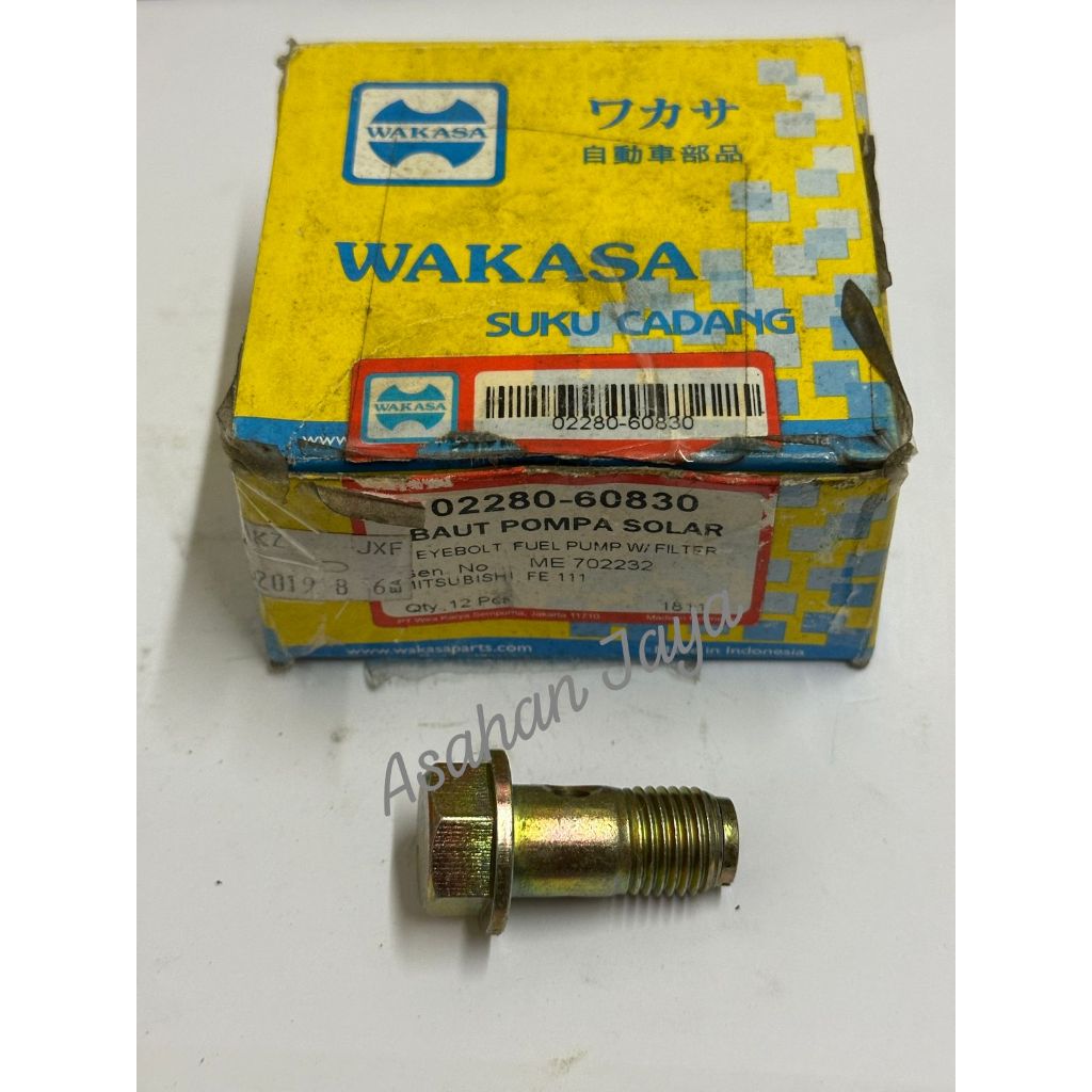 Baut Solar + Saringan PS100 WAKASA 02280-60830 ME702232