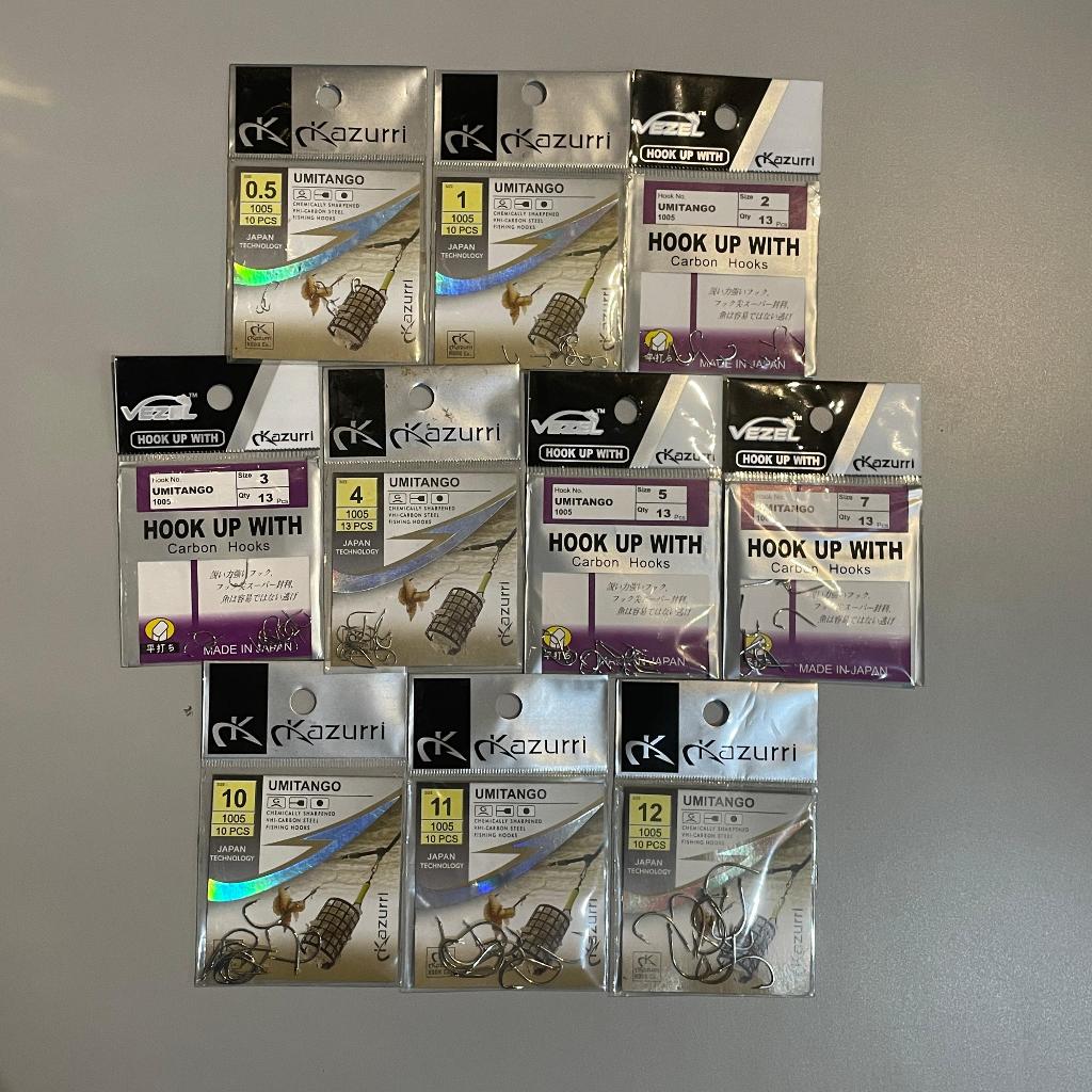 Kail Kazurri 1005 Umitango | Mata Pancing Putih Hook Fishing Vezel Murah