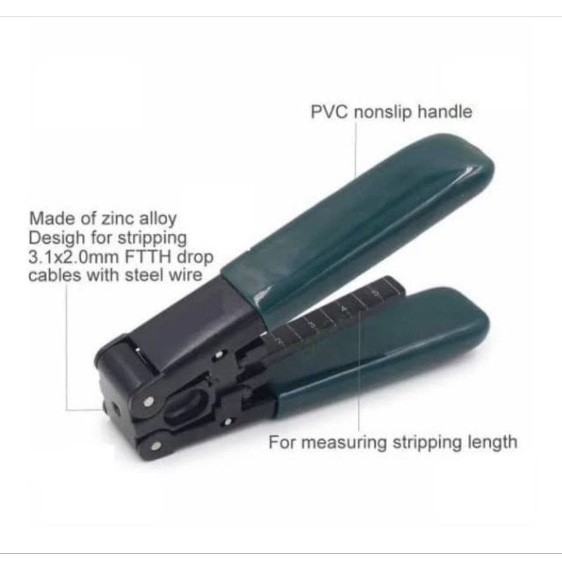 Tang Pengupas Kabel FO / Stripper FTTH Cable FO P