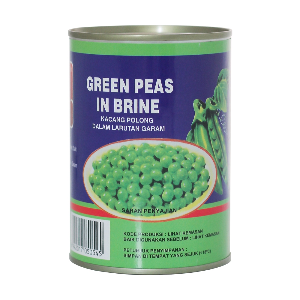 

Kacang polong kaleng 397gr / kacang green peas IKPS 397g