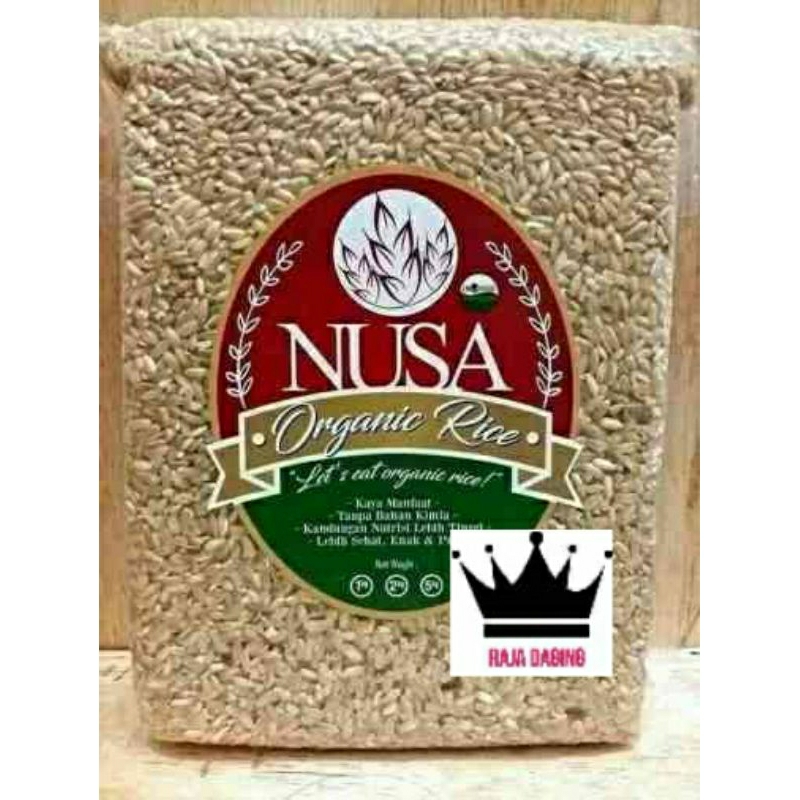 

BERAS COKLAT / BROWN RICE ORGANIK NUSA @1KG