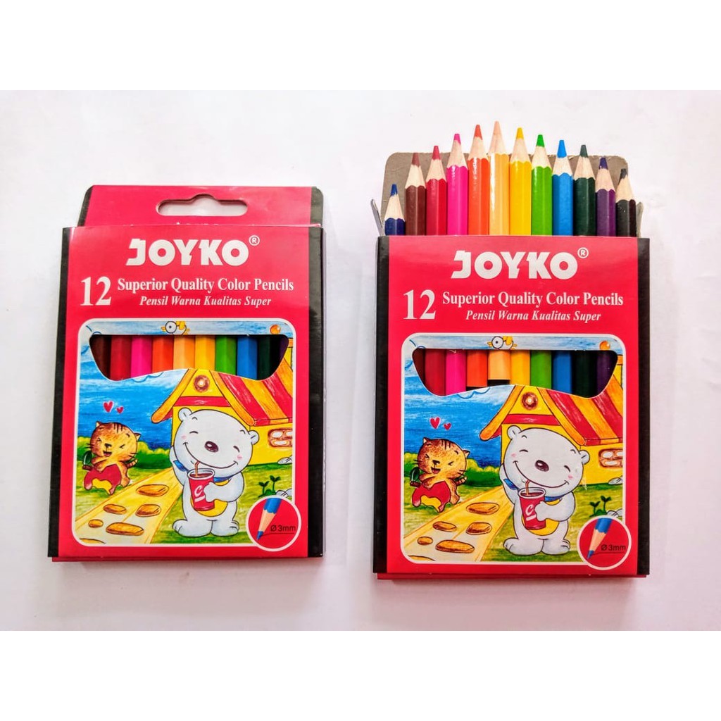 

Pensil 12 Warna Pendek Joyko Mini