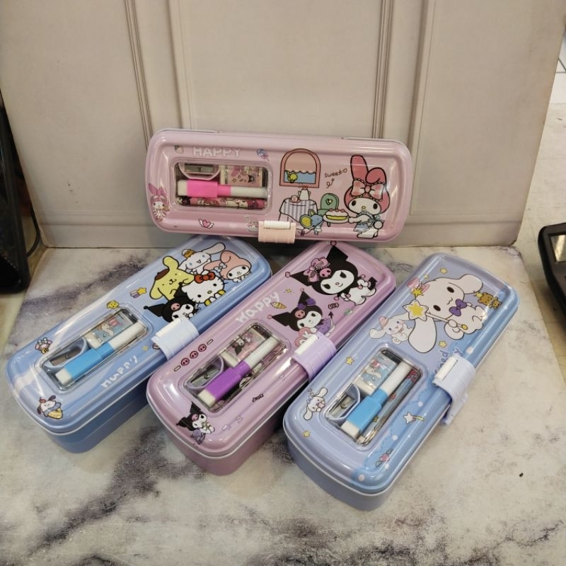 

Tempat Pensil Tingkat kode HS - 2003 Kotak Pensil Sanrio, kuromi, chinamonroll, my melody
