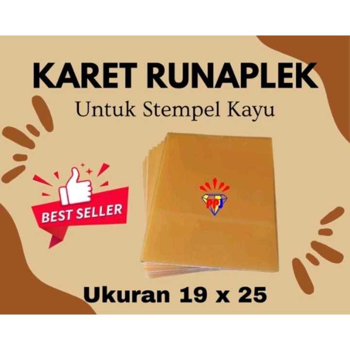

KARET RUNAPLEK KUNING - BAHAN STEMPEL MURAH BEST SELLER