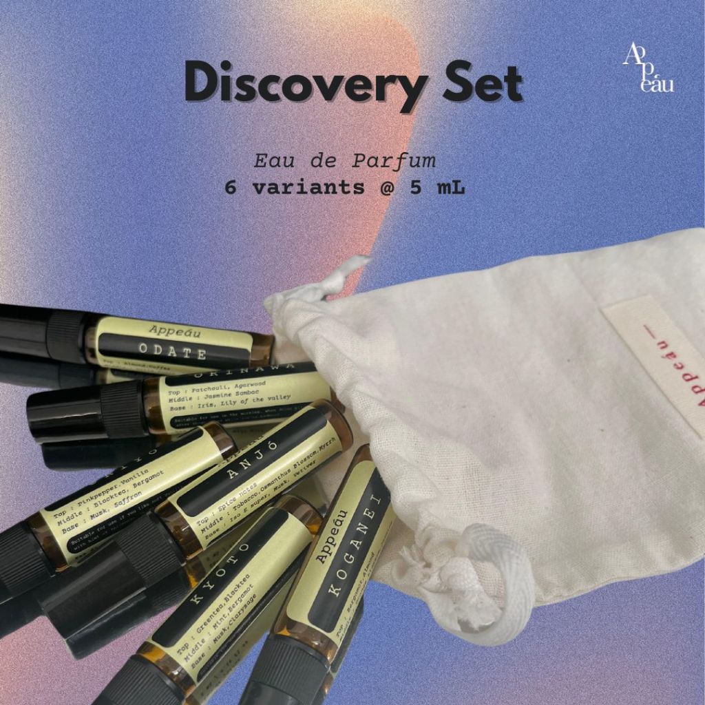 Appeau Discovery Set  - Travel Size  | Unisex EDP 5ml x 6 Variants