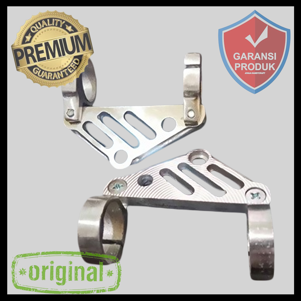 segitiga Kupingan lampu super pesek model cnc 1set kiri /kanan /segitiga kupingan lampu cb /kupingan