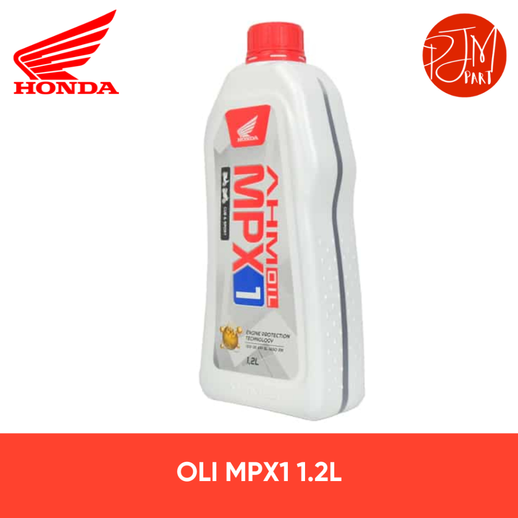 Oli Original AHM Oil MPX1 – 1.2 L 10W-30 Bebek Sport HONDA : CB150R StreetFire K15 (2012 - 2015) CB1
