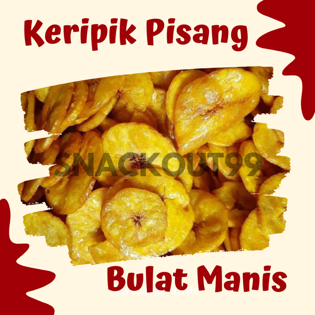 

Keripik Pisang Bulat Manis 250 gram Termurah Terenak