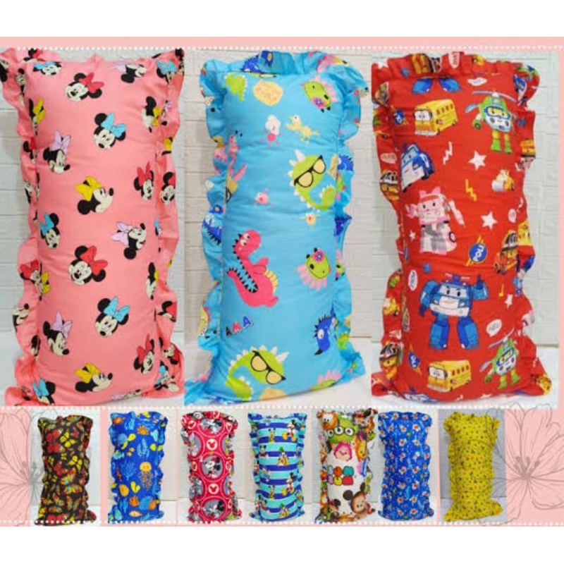 Bantal Kepala Motif Besar/ Bantal Cinta Karakter Lucu Gambar