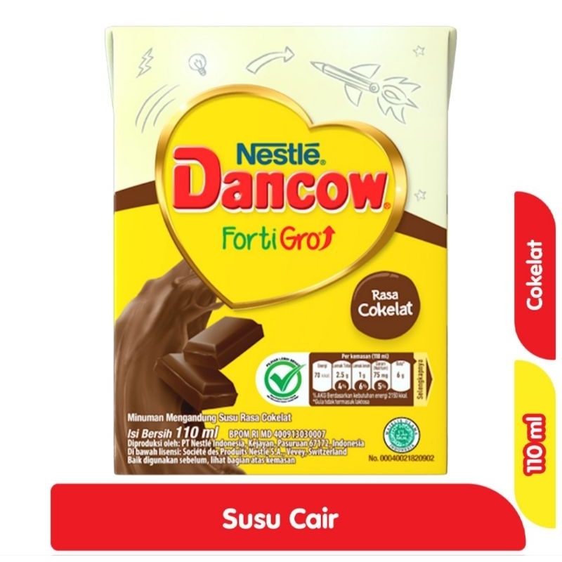 

Dancow FortiGro Susu UHT Cokelat 110 ml