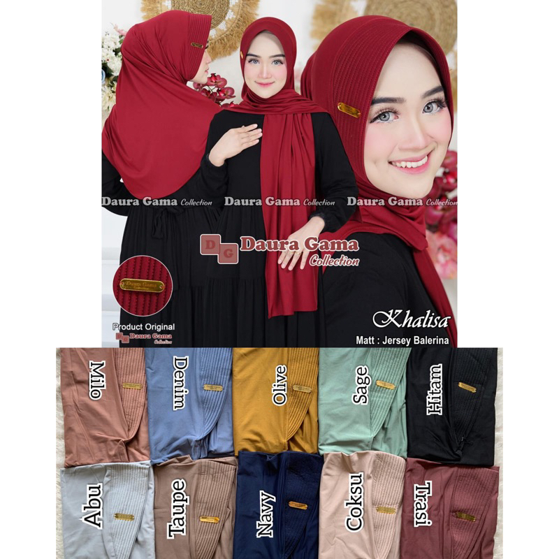 Hijab Pasmina Khalisa ori Dauragama