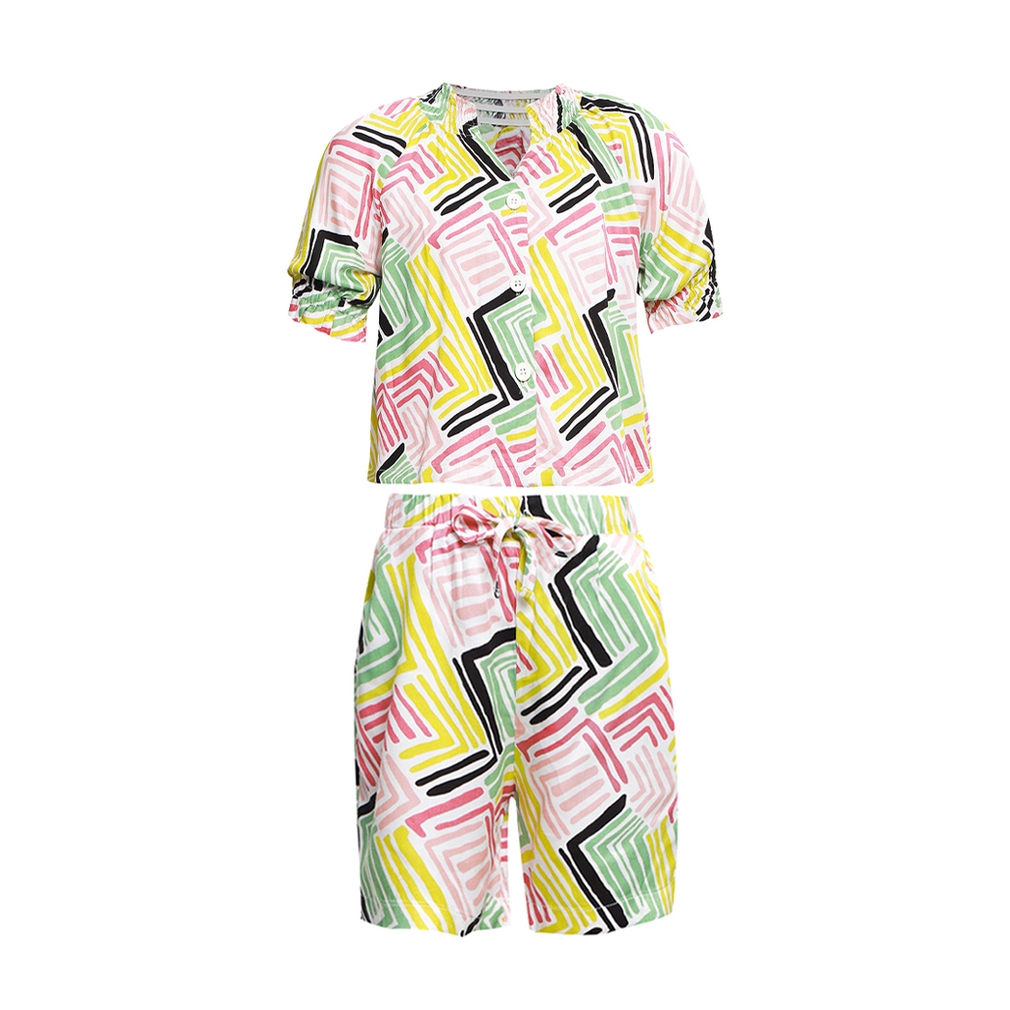 Pito Dito Girl Carise Setelan Anak Perempuan Warna Multicolor