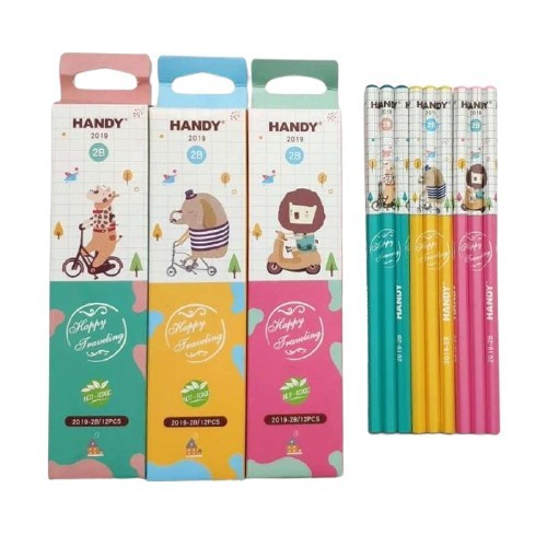 

Pensil Merk Handy 2019 / 2B Pencil / Pensil Handy / Petelot 2B / 1pak 12pcs