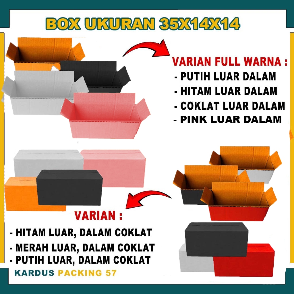 

Box 35x14x14 cm / Box A1 / Kotak Kue / Box Hampers