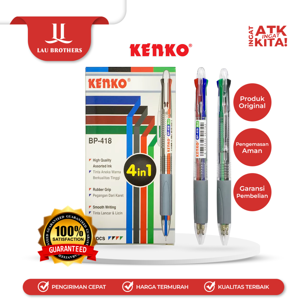 

KENKO PULPEN 4IN1 BP-418 (1PC)