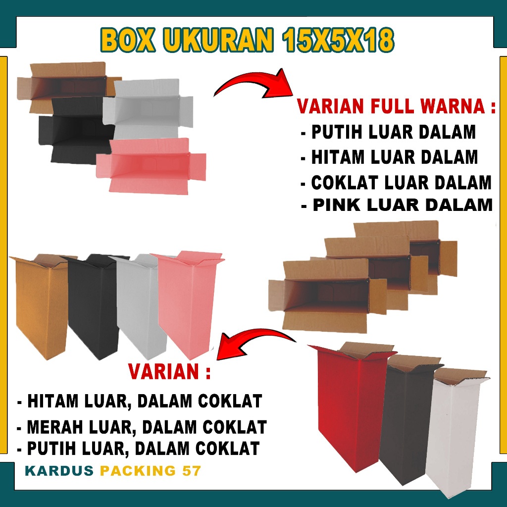 

Box 15x5x18 cm / Kotak Susu / Kotak Kado / Buku