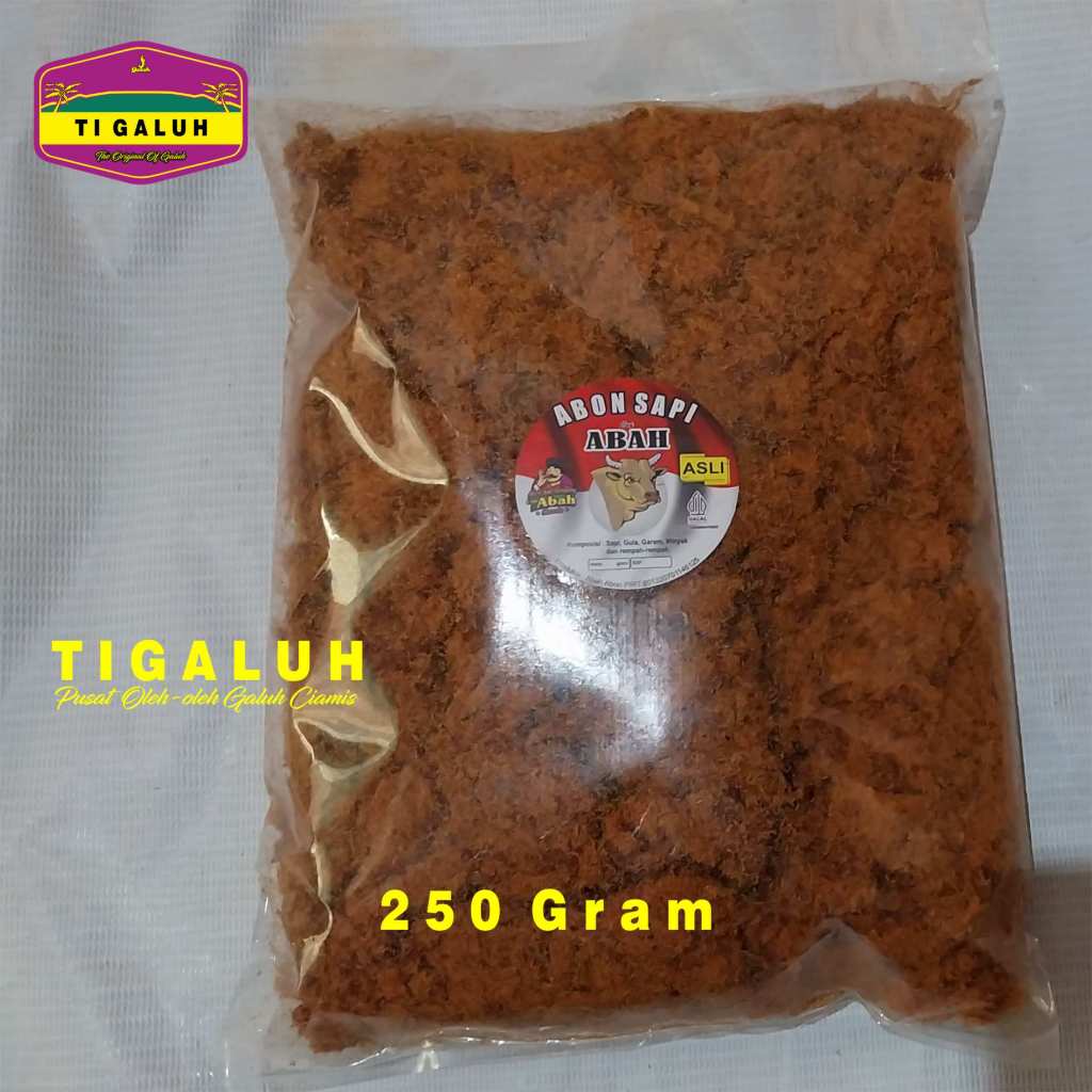 

Abon Sapi Asli Cap Abah 250 Gram