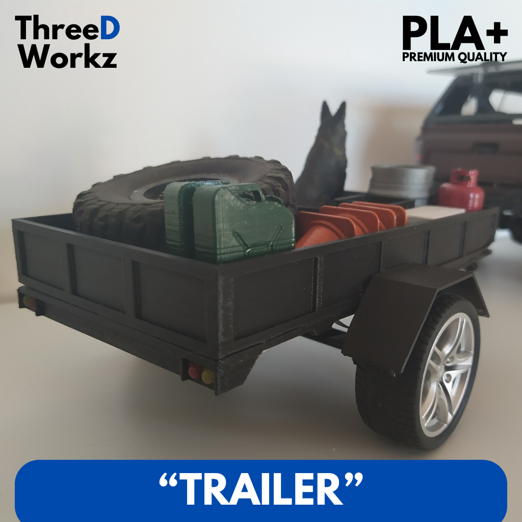 TRAILER/ANHANG/TOWING WPL C24 RC CAR OFFROAD 1:16