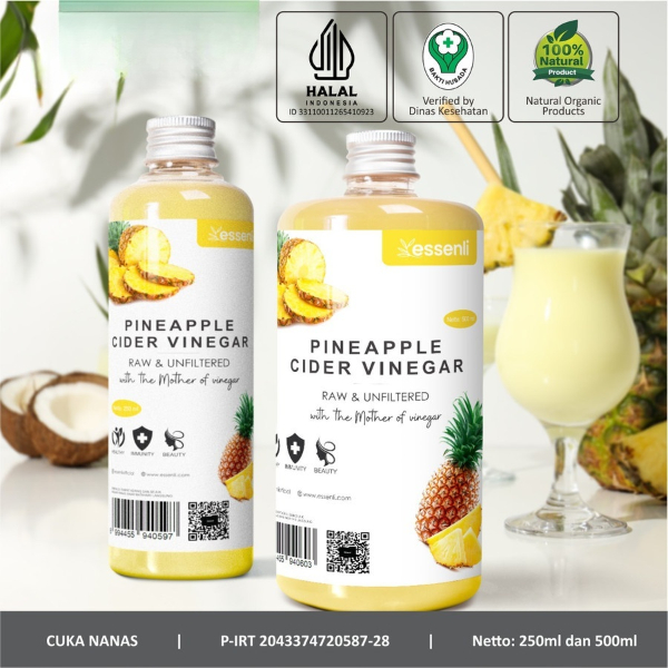 

Pineapple Cider Vinegar with mother Cuka Nanas organik halal