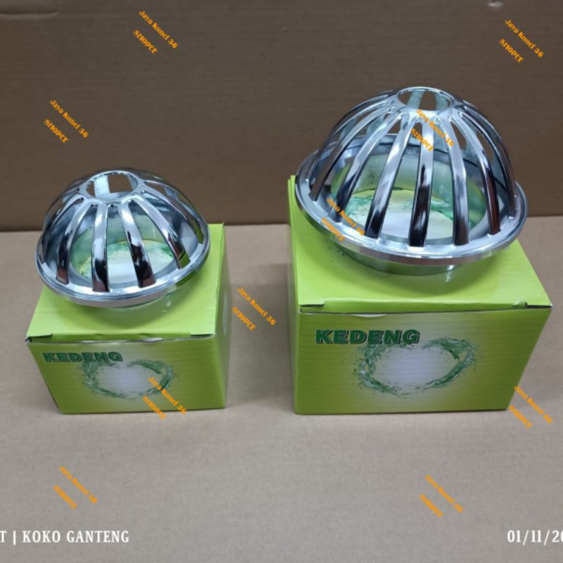 Roof Drain 3" inch Kuningan KEDENG / Saringan Got Talang Floor Drain - 3 inch