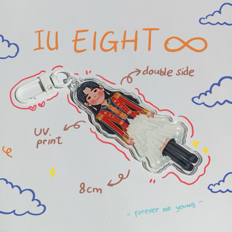 [READY STOCK] IU Eight Keychain Golden Hour Concert