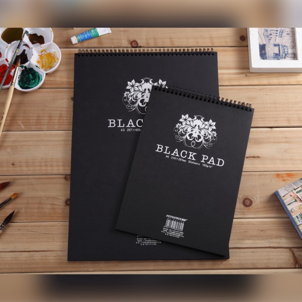 

KODE Y87P Potentate Black Paper Wire Sketch Book A5 12gsm