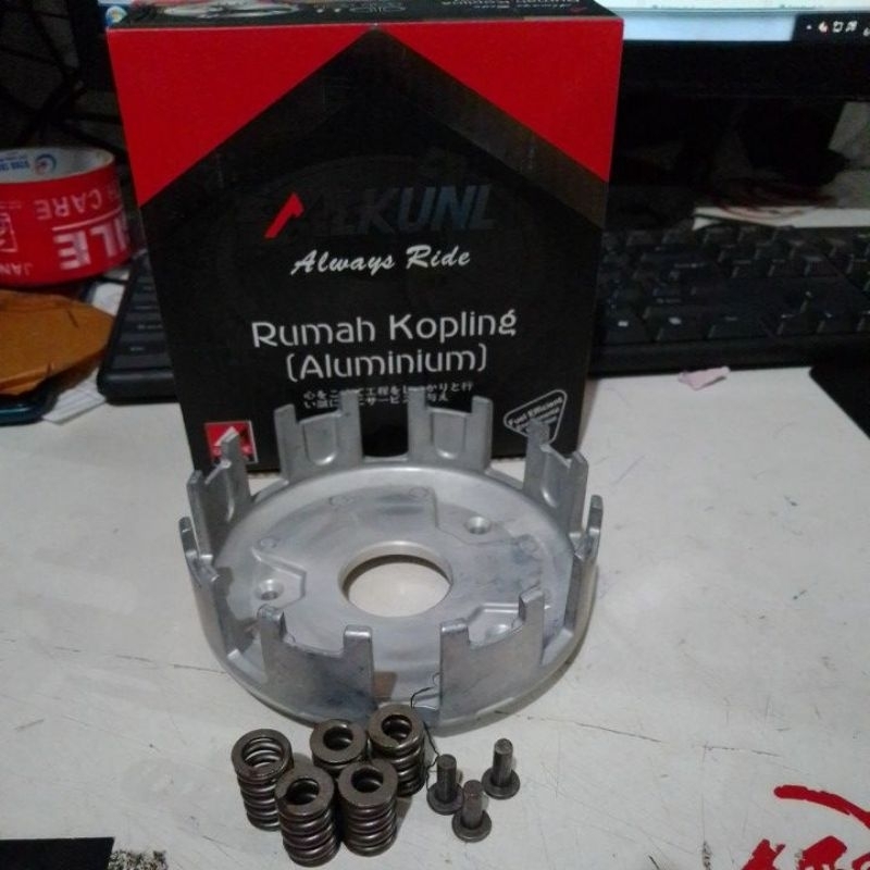 RUMAH ALUMINIUM RUMAH KOPLING KAWASAKI KLX150 KLX 150 2014 MEREK MILKUNI