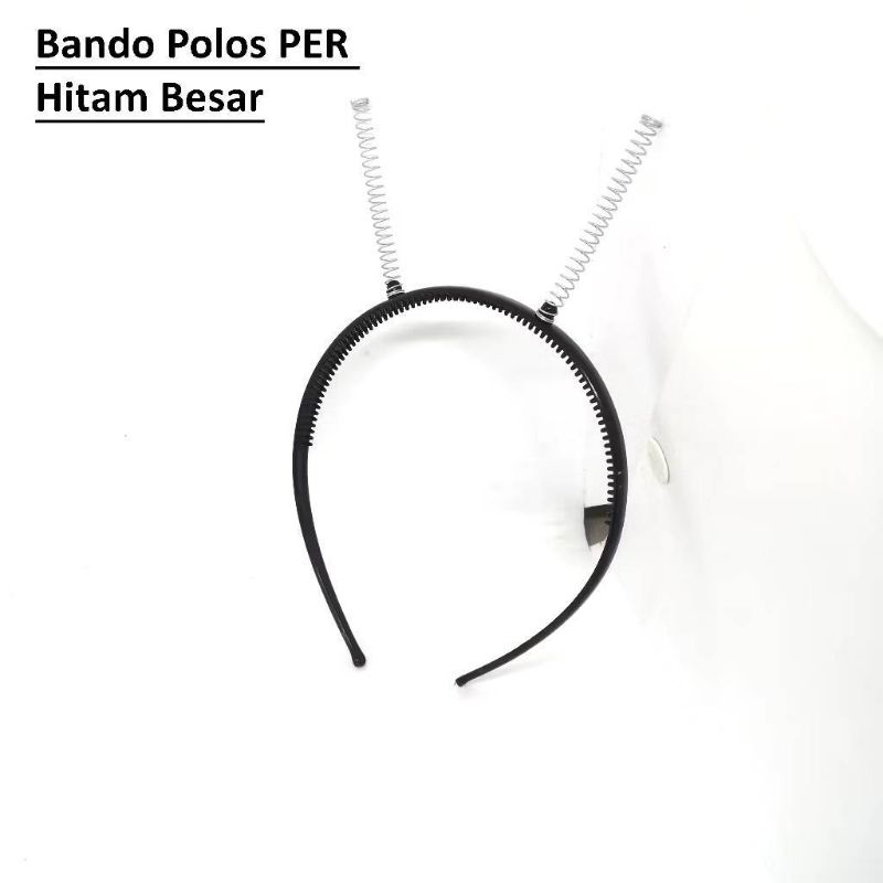 BANDO POLOS HITAM DENGAN PER Goyang BANDO TUING SUNGUT Untuk remaja sd dewasa