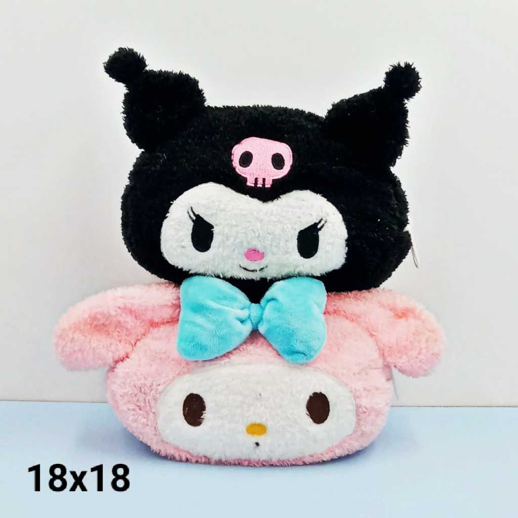 

DOMPET PENSIL KEPALA BONEKA 2IN 1 MELODY KUROMI CINAMOROLL