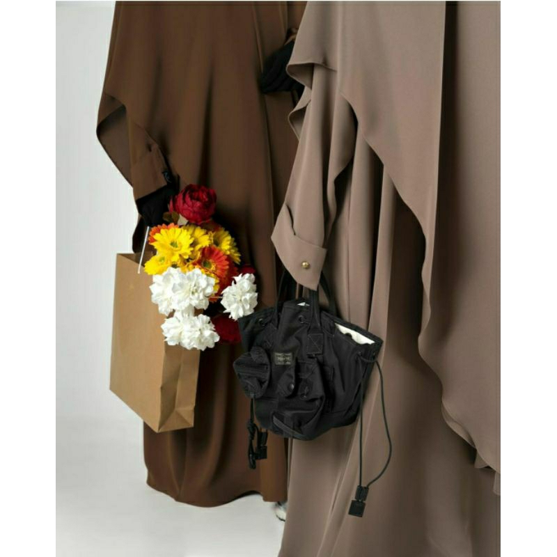 Lanna Abaya dan Fuse Khimar by Aljenna