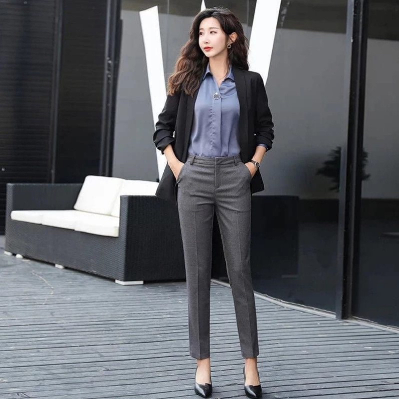 CELANA FORMAL CARDINAL / CELANA KERJA WANITA MODEL RESLETING KANCING - FWA