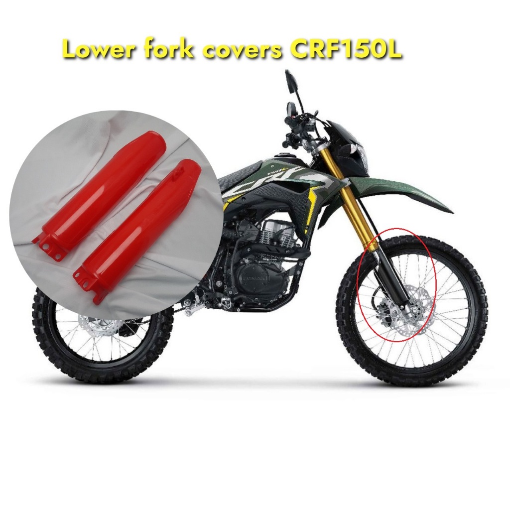 Tutup shock depan USD CRF150, cover pelindung upside down CRF150L PNP
