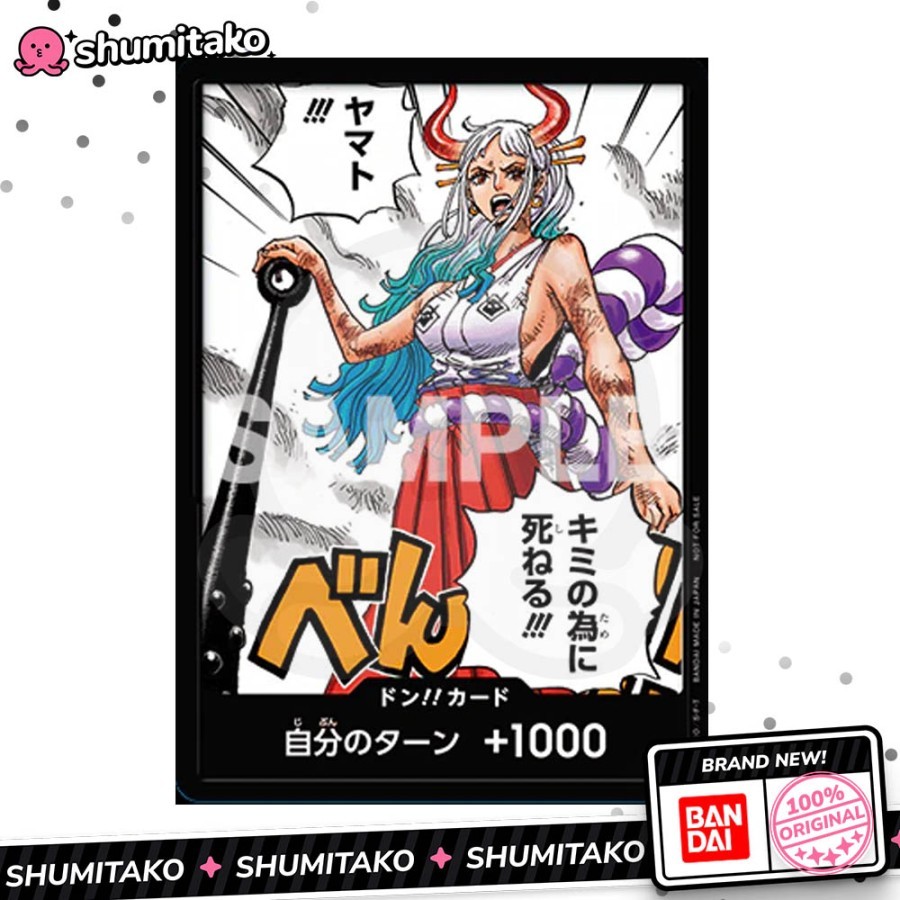 Kartu One Piece TCG Cards Saikyo Jump Magazine Promo Yamato Don Rare