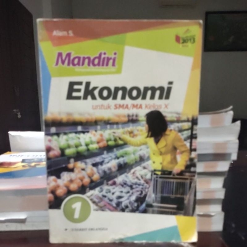 buku mandiri ekonomi kelas 10 sma 1 kelas x erlangga bekas