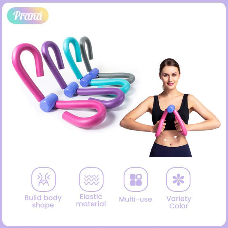 PRANA Thigh Master  V Shape Leg Abs Chest Trainer  Leg Clip  Alat Latihan Otot Tangan Kaki Pinggul d